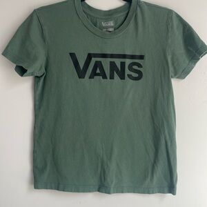 Vans green tee